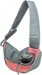 Front Sling Carrier - přední nosítko/taška, 50 x 25 x 18 cm, růžová/šedá (max. 5kg)